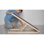 Pet Stairs Manufacturer - Solid Wood Foldable Anti-Slip Ramp for Bed Car