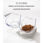 Elevated Cat Food Bowl Manufacturer - Eco Friendly 15 Degree Tilted Neck Protection