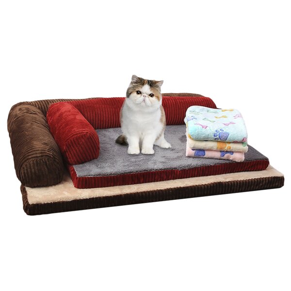 Eco-friendly Pet Bed Mats Manufacturer - Soft Comfortable Cloth Sofa Easy Cleaning