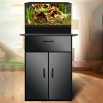 Fish Tank Aquarium Stand Manufacturer - DRH with Cabinet for Accessories Storage