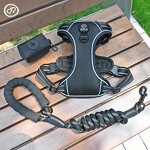 Soccer Texture Dog Harness Set Manufacturer - OEM/ODM Hot Sale for Training