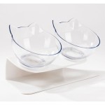 Elevated Cat Food Bowl Manufacturer - Eco Friendly 15 Degree Tilted Neck Protection