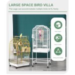 Extra Large Bird Cage Manufacturer - OKKPETS Wholesale Folding Wire Spray Painted