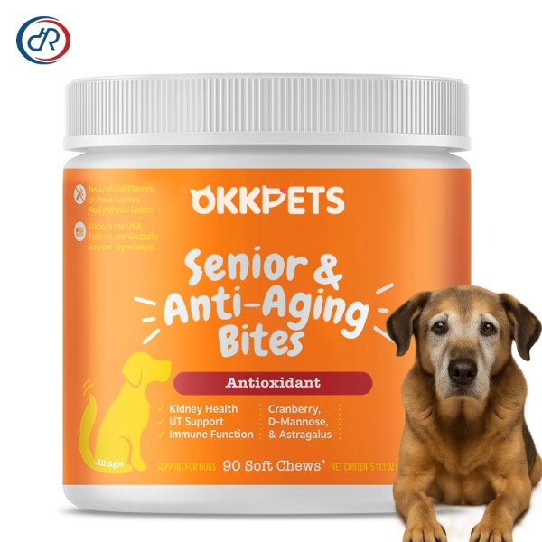 Senior Dog Anti-Aging Supplement Manufacturer - OKKPETS Premium Soft Chews Nutritional
