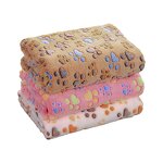 Pet Dog Bed Cushion Manufacturer - Wholesale Soft Warm Coral Velvet Paw Pattern