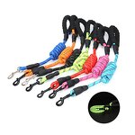 Heavy Duty Dog Leash Manufacturer - Colorful Reflective Nylon Rope Hands Free