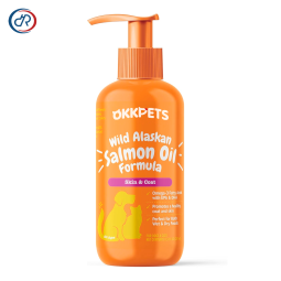 Wild Alaskan Salmon Oil for Dogs Manufacturer - OKKPETS 100% Natural Omega 3 6 9