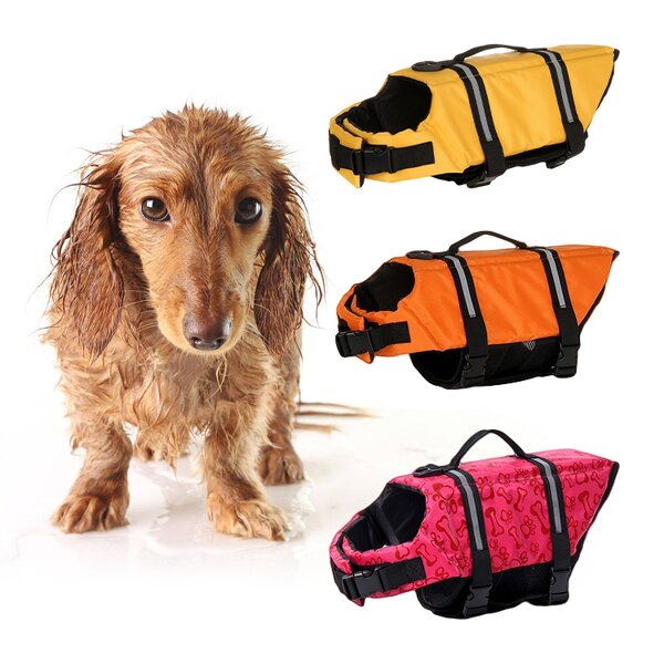 Dog Life Jacket Manufacturer - Reflective Adjustable Waterproof Safety Swimming