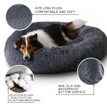 Round Pet Donut Bed Manufacturer - Manufacturer Direct Deal Soft Plush Anti Skid
