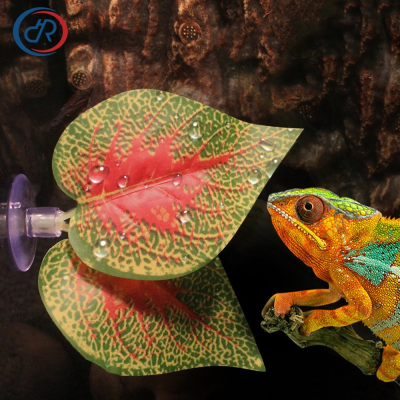 Fish Tank Aquarium Decoration Manufacturer - DRH Hot Sale Fighting Fish Spawning Leaf