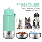 Portable Dog Water Bottle Manufacturer - 32OZ Stainless Steel Outdoor Travel