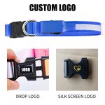LED Dog Collar Manufacturer - Night Safety Flashing Glow in the Dark QR Code