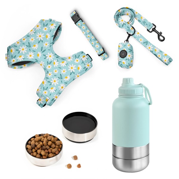 Dog Harness and Water Bottle Set Manufacturer - In Stock Free Sample for Outdoor