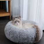 Round Pet Donut Bed Manufacturer - Manufacturer Direct Deal Soft Plush Anti Skid