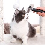 Self-cleaning Pet Comb Manufacturer - Luxury High Quality Stainless Steel Quick Release