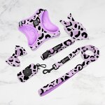 Step-in Dog Harness Manufacturer - Air Mesh Plaids Tweed Adjustable Training Vest