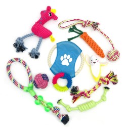 Dental Rope Dog Chew Set Manufacturer - 2021 Wholesale Cotton Durable Interactive