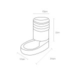 Automatic Pet Water Food Feeder Manufacturer - Non-slip 3.8L Storage Bucket