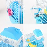 Portable Hamster Cage Manufacturer - Small Castle Double Storey Villa with Cabin