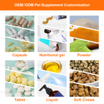 Dog Muscle Builder Soft Chews Manufacturer - OKKPETS High Protein Weight Gain Suplementos