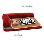 Eco-friendly Pet Bed Mats Manufacturer - Soft Comfortable Cloth Sofa Easy Cleaning