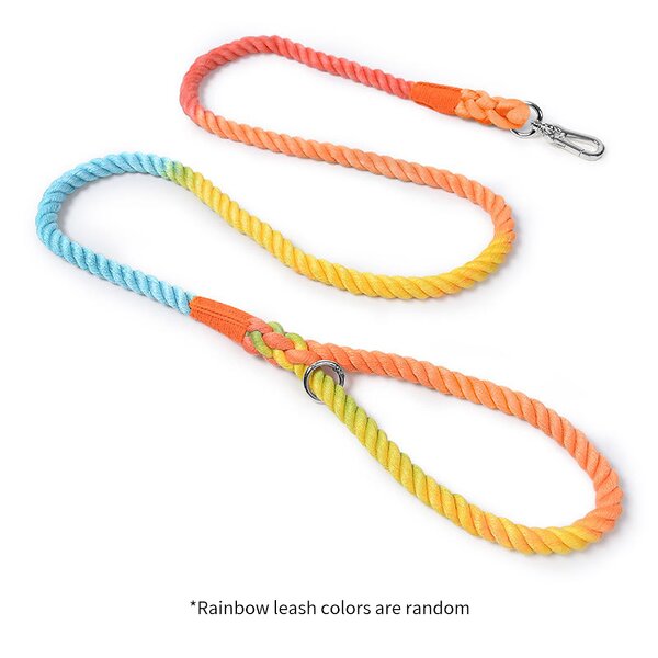Braided Cotton Dog Leash Manufacturer - Wholesale Hot Sale Weave Braided Rainbow