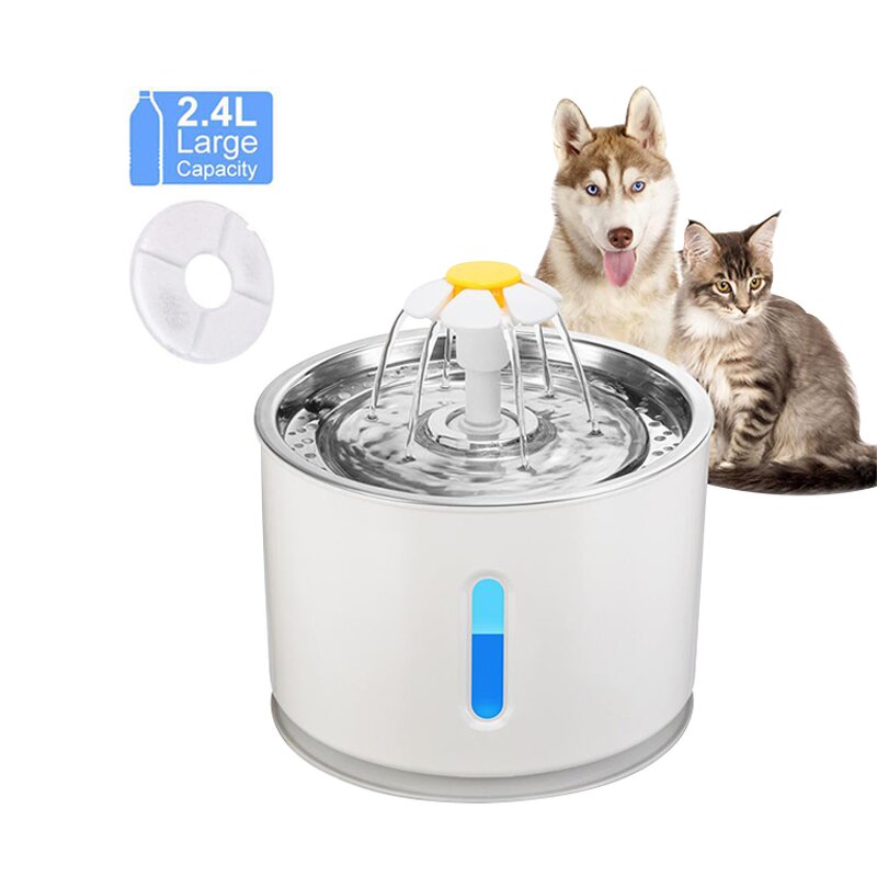 Automatic Cat Water Fountain Manufacturer - 2.4L Large Spring Drinking Bowl Filter