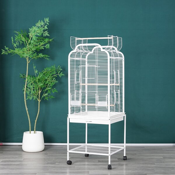 Extra Large Bird Cage Manufacturer - OKKPETS Wholesale Folding Wire Spray Painted