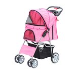 Pet Dog Stroller Manufacturer - Best Sell Wholesale 4 Wheels 3 in 1 Luxury