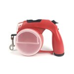 Automatic Retractable Dog Leash Manufacturer - with LED Flashlight Poop Bag Bowl