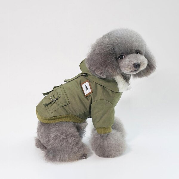 Dog Clothes Jacket Manufacturer - Wholesale Waterproof Fur Hoodie Thicken Pocket