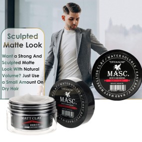 Hair Styling Clay Factory - Private Label Matte Strong Hold Water Based