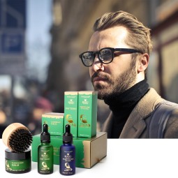 Beard Growth Set Supplier - Customized Vegan Organic Grooming Kit