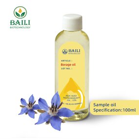 Borage Oil Manufacturer - 100% Pure Organic Cold Pressed Carrier Oil for Cosmetics