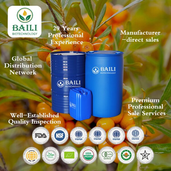 Sea Buckthorn Oil Manufacturer - For Cosmetics Using From China