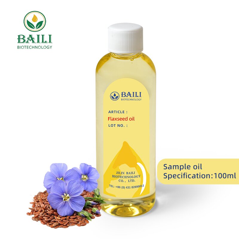 Flaxseed Oil Manufacturer - Cold Pressed Food Grade for Body Care Firming Hair
