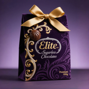 Milk Chocolate Bar Factory - Sugarless Style with Fruit Nut Halal Certified