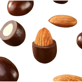 Sugar Coated Chocolate Almond Factory - Hot Sale Wholesale Dark Chocolate Ball