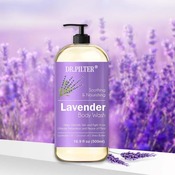 Body Wash Manufacturer - OEM Private Label Citric Acid Soothing Lavender