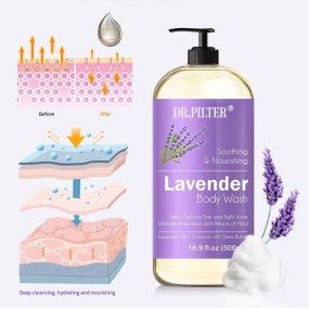 Body Wash Manufacturer - Private Label Angel Grass Lavender Luxury Natural