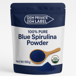 Blue Spirulina Powder Manufacturer - OEM Custom Organic Food Grade Blue Pigment