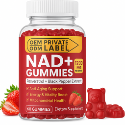 NAD+ Gummies Supplier - OEM/ODM Resveratrol Berberine Biotin Collagen