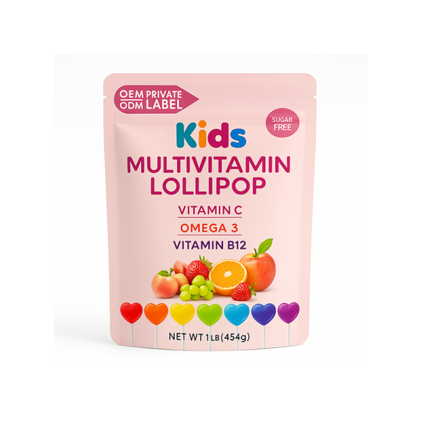 Vitamin Lollipop Manufacturer - Hot Sale OEM Dietary Supplement for Kids