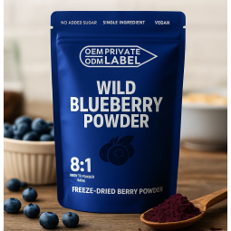 Freeze-dried Blueberry Powder Factory - OEM Private Custom Wild Concentrate Powder