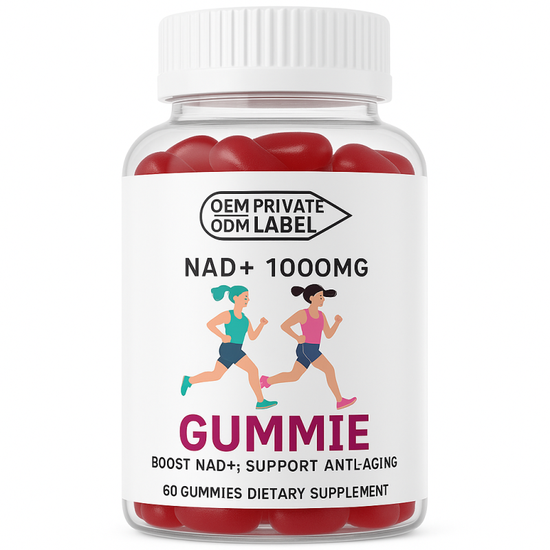 NAD+ Gummies Supplier - OEM Custom 1000mg NAD+ Supplement Sugar Free