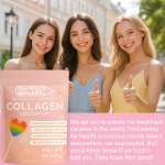 Collagen Lollipops Supplier - Hot Sale Sugar-Free Vitamin C Zinc Biotin