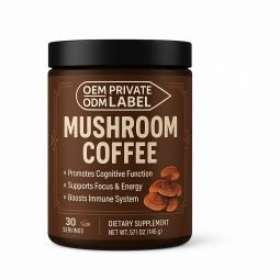 Instant Coffee Powder Factory - OEM Custom Label 10-in-1 Organic Mushroom