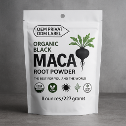 Maca Root Powder Factory - OEM Custom Packaging Natural Black Men's Supplement
