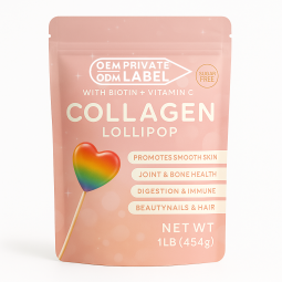Collagen Lollipops Supplier - Hot Sale Sugar-Free Vitamin C Zinc Biotin