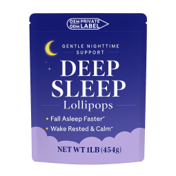 Melatonin Lollipop Factory - OEM/ODM Private Label Grape Flavor Sleep Aid
